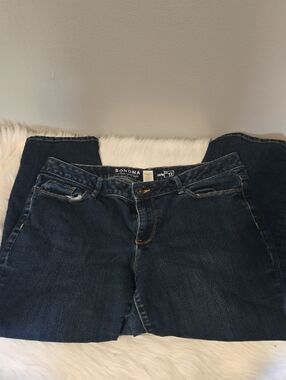 SONOMA Dark Blue Capri Women's Jeans
